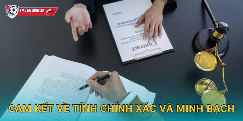 Cam kết về tính chính xác và minh bạch